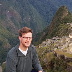 Niels van der Velden at Machu Picchu