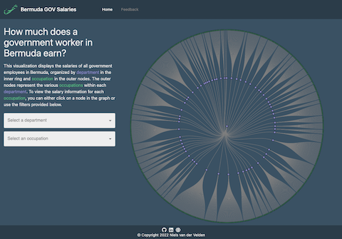 Visualizing Government Salaries in Bermuda with React and D3.js screenshot